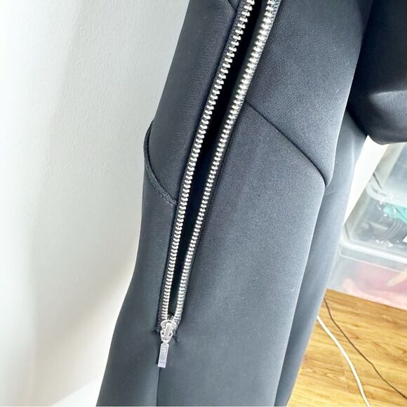 NWT Acler Juniper One-shoulder Crepe Mini Formal Cocktail Dress Black Womens 4 - Picture 10 of 15